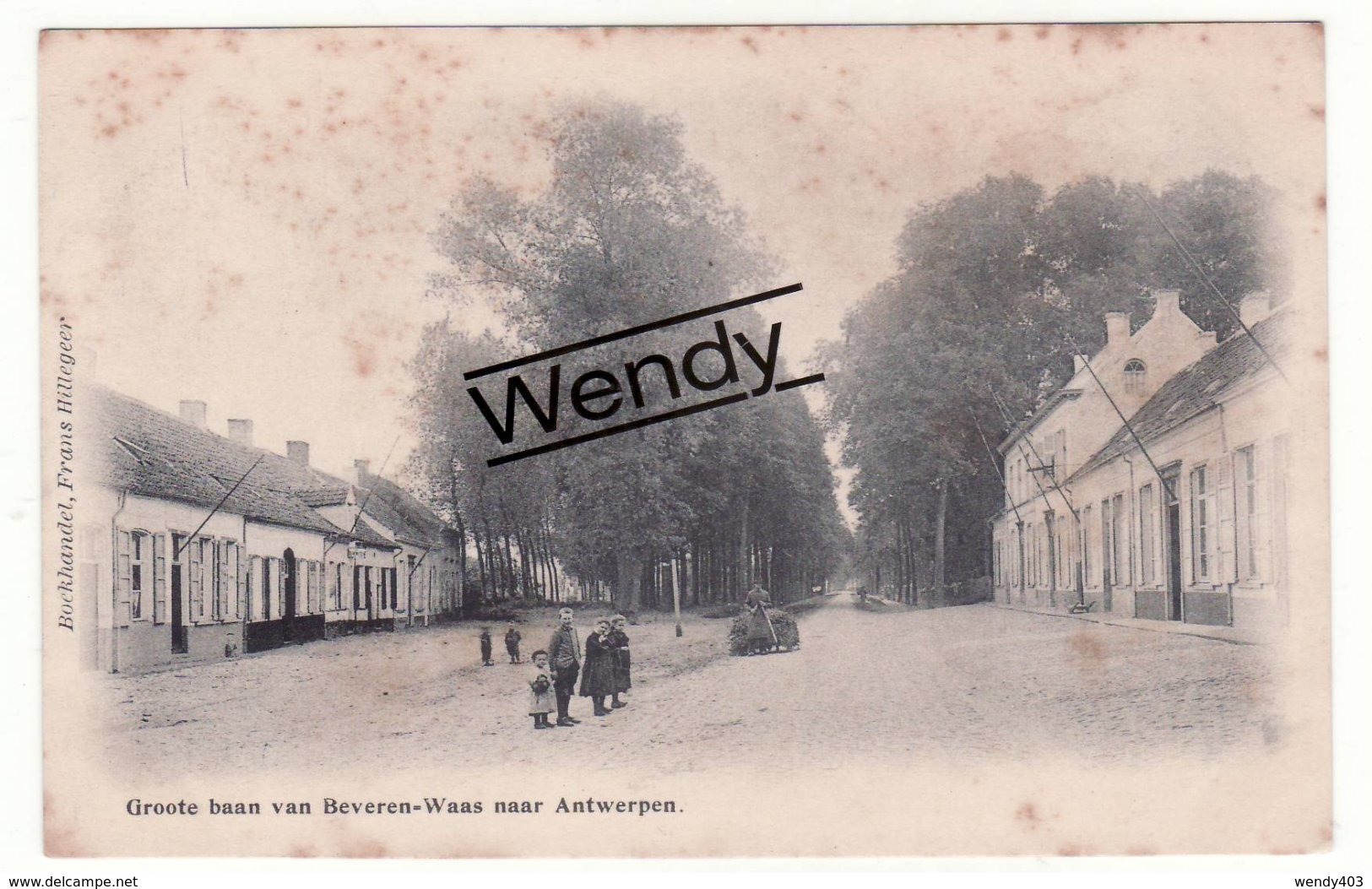 Beveren Waas (grote Baan Naar Antwerpen 1902) - Beveren-Waas