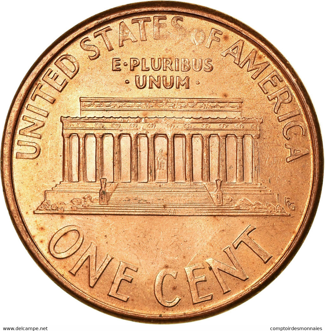 Monnaie, États-Unis, Lincoln Cent, Cent, 1995, U.S. Mint, Denver, SUP, Copper - 1959-…: Lincoln, Memorial Reverse