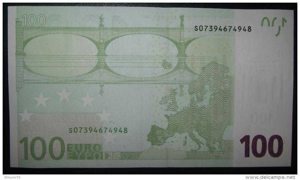 100 EURO  J008H1 Italy Serie S DUISENBERG Perfect UNC - 100 Euro