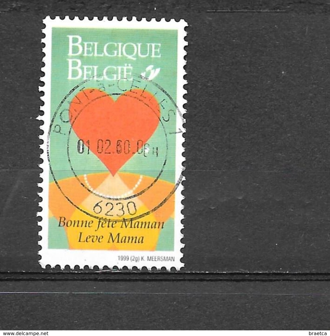 COB 2802 - Dite-le Avec Un Timbre - Bonne Fête Maman - 1999 - B31 - Used Stamps