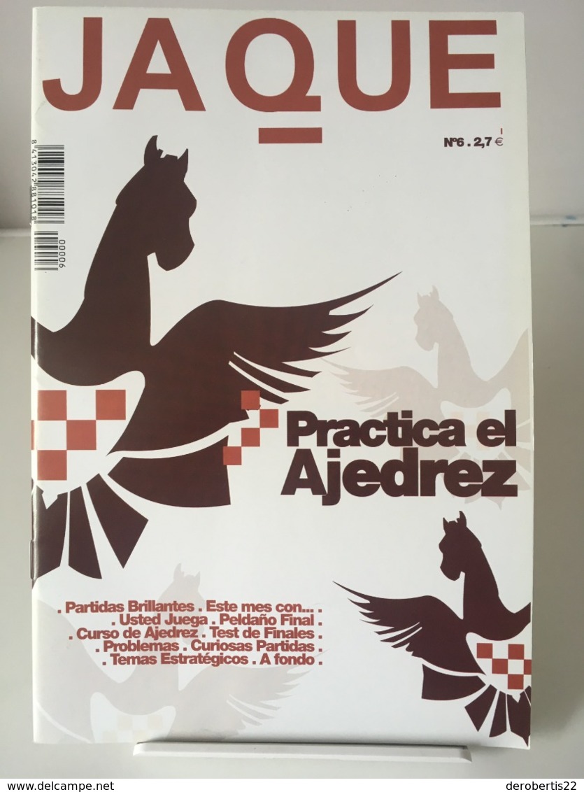 chess schach echecs ajedrez - Lote 28 Revistas JAQUE: PRACTICA EL AJEDREZ