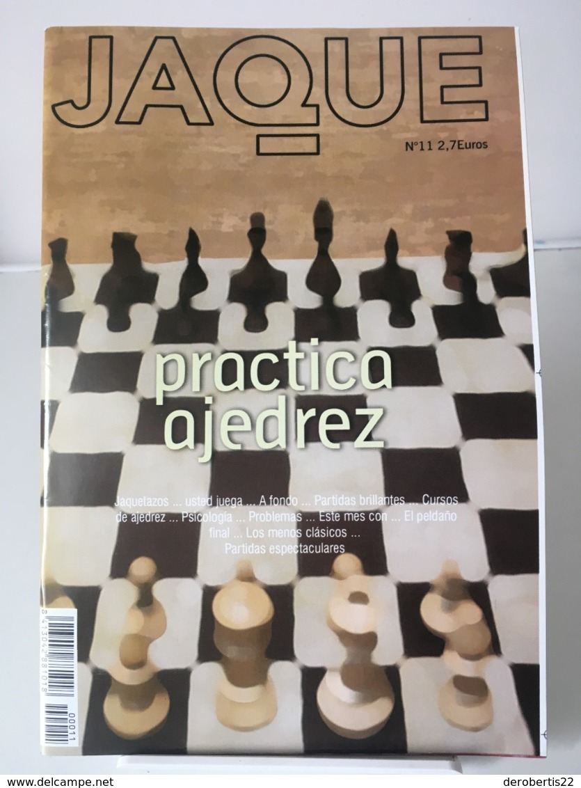 chess schach echecs ajedrez - Lote 28 Revistas JAQUE: PRACTICA EL AJEDREZ