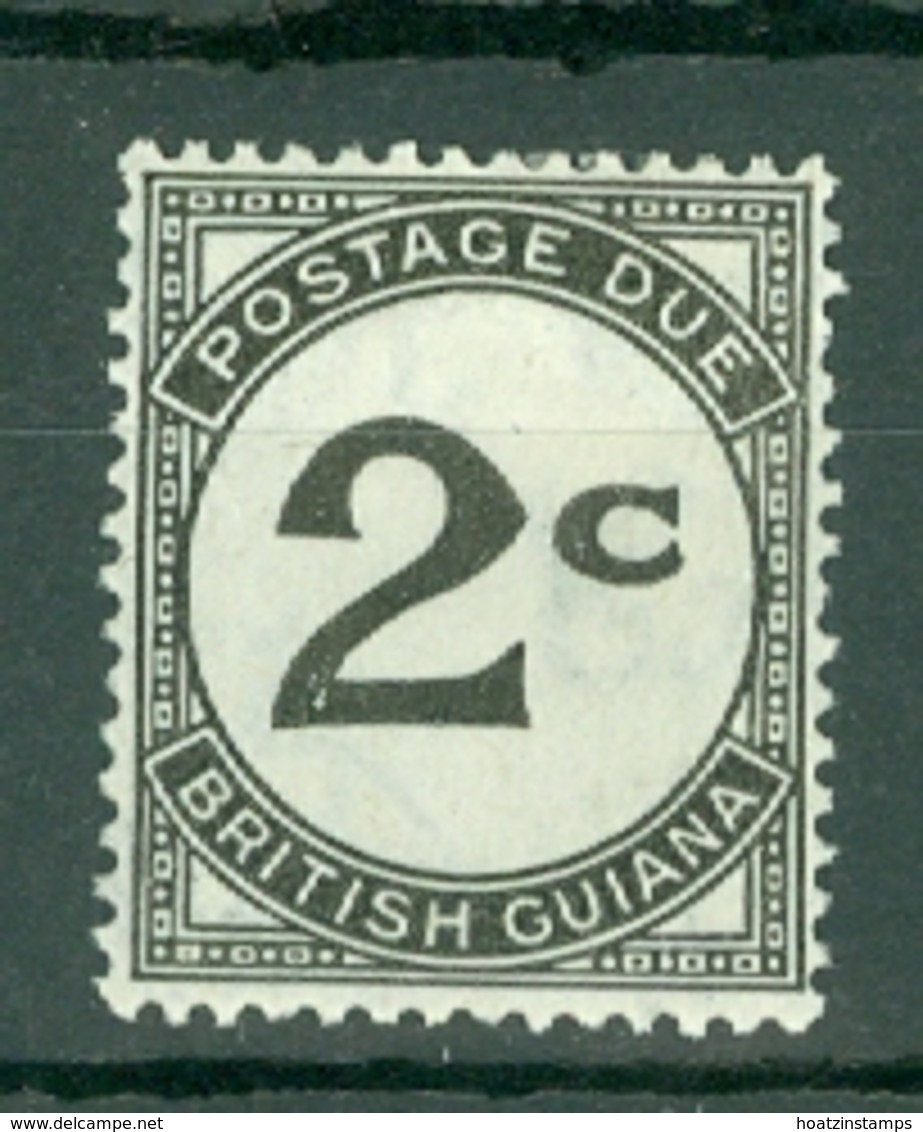 British Guiana: 1940/55   Postage Due     SG D2a   2c    [Chalk]  MH - Guyane Britannique (...-1966)