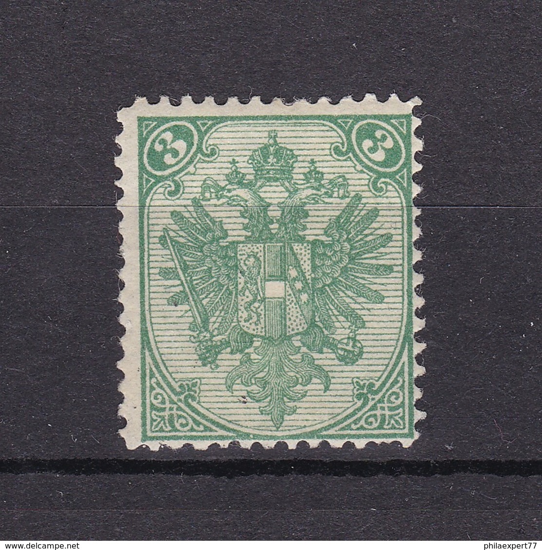 Bosnien-Herzegowina - Österreichische Besetzung - 1884 - Michel Nr. 3 I G - Gez. 12 1/2 - 45 Euro - Bosnien-Herzegowina