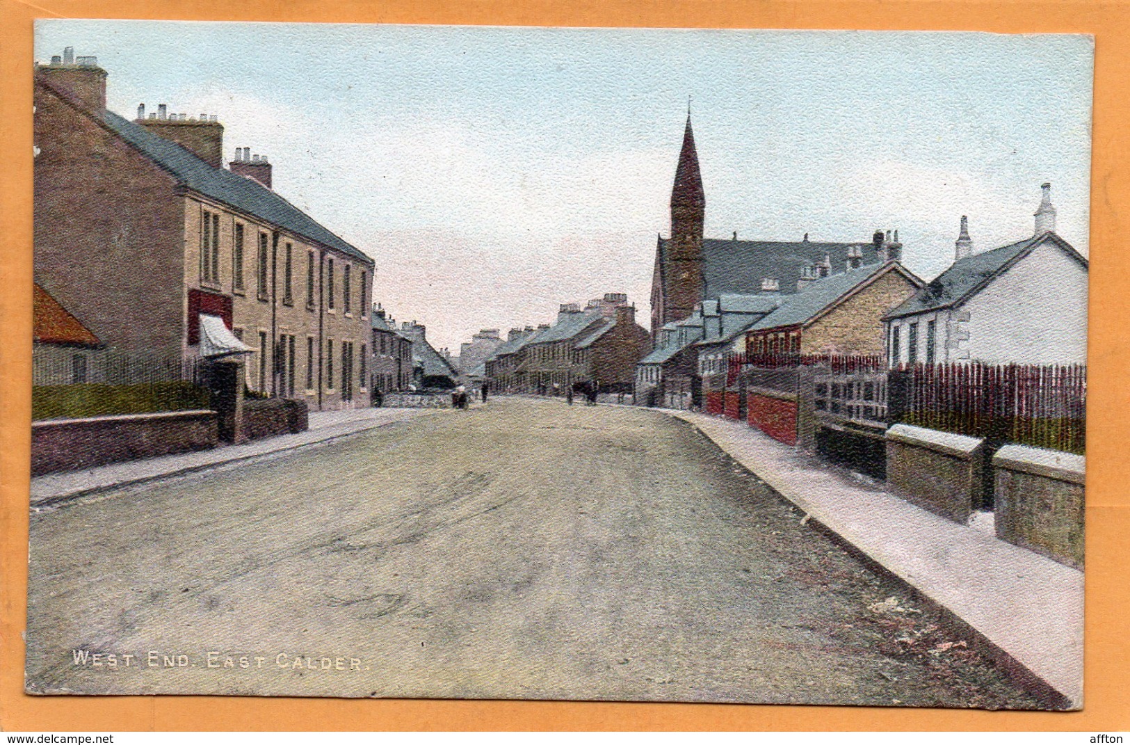 East Calder UK 1906 Postcard - West Lothian