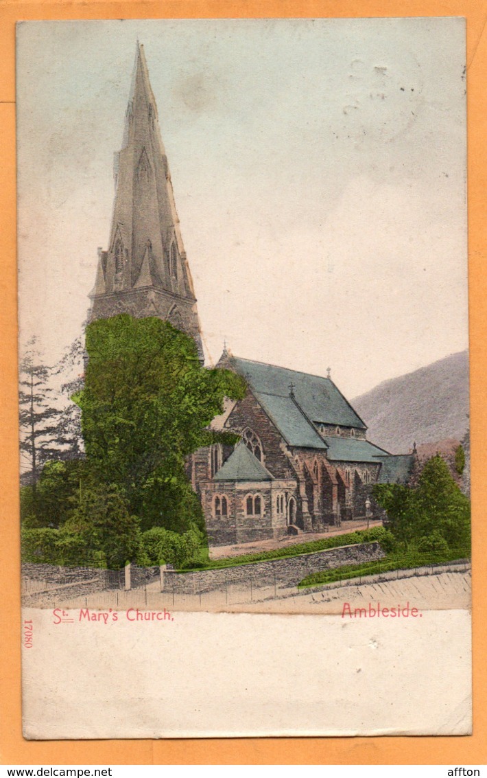 Ambleside UK 1907 Postcard - Ambleside