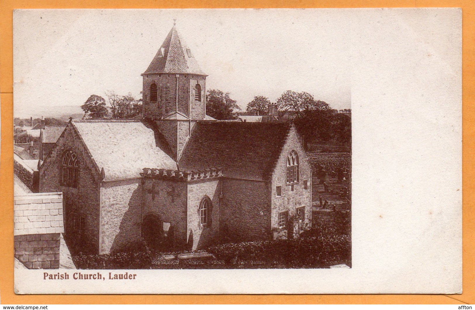 Lauder UK 1908 Postcard - Berwickshire