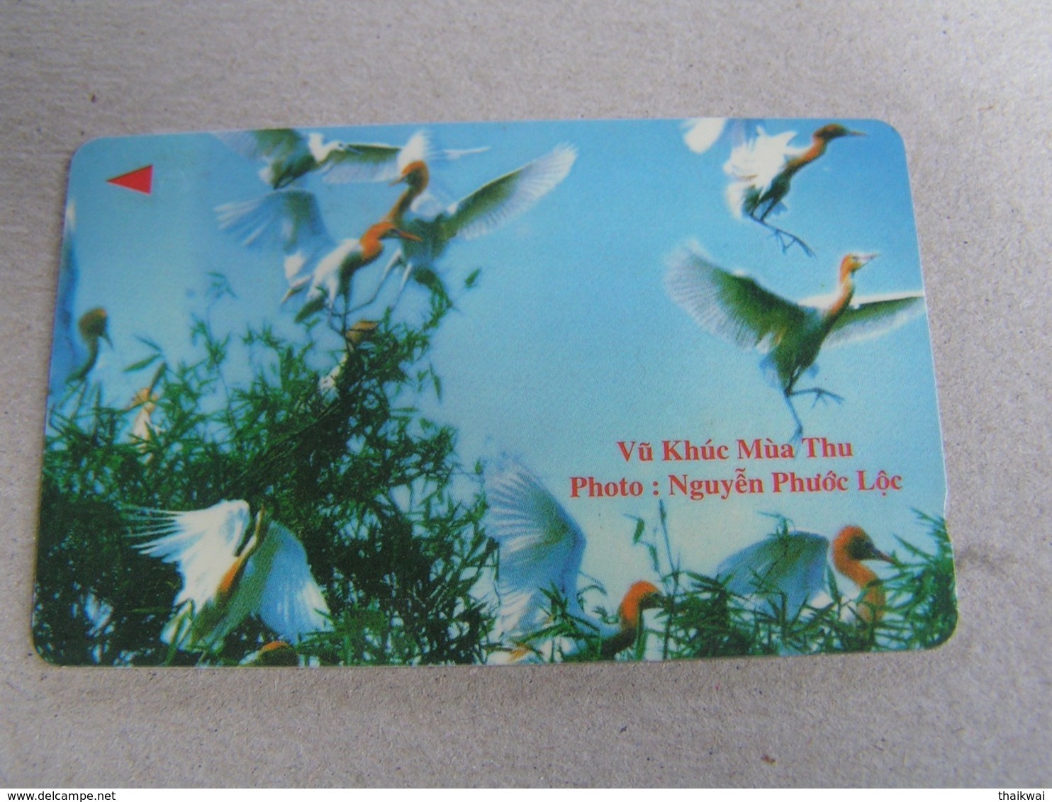 VIETNAM Used GPT Card   3MVSA Birds - Vietnam