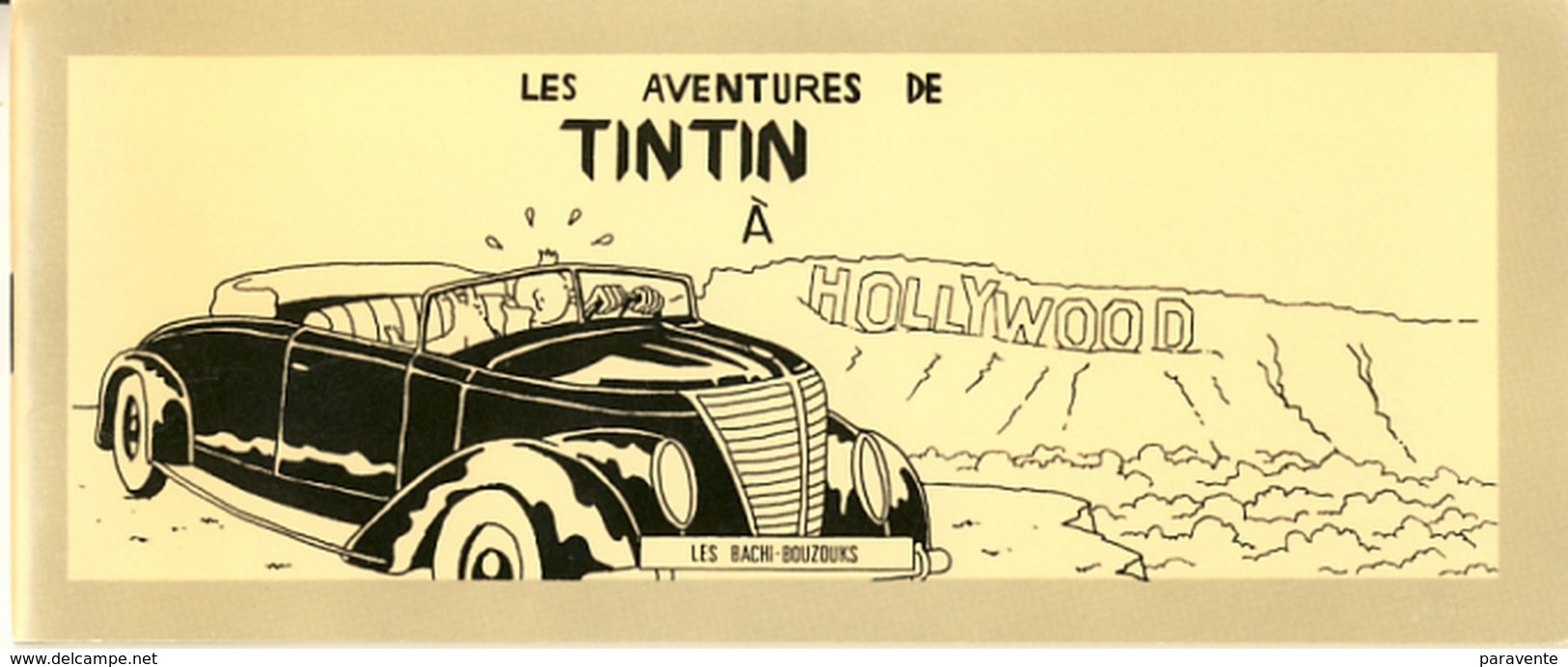 TINTIN : Album TINTIN à HOLLYWOOD - Hergé