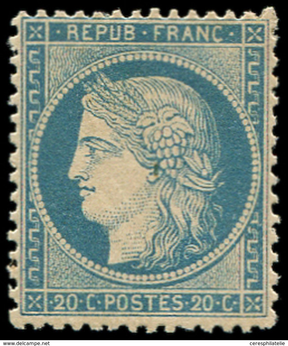 * SIEGE DE PARIS - 37   20c. Bleu, Bon Centrage, TB. Br - 1870 Siège De Paris