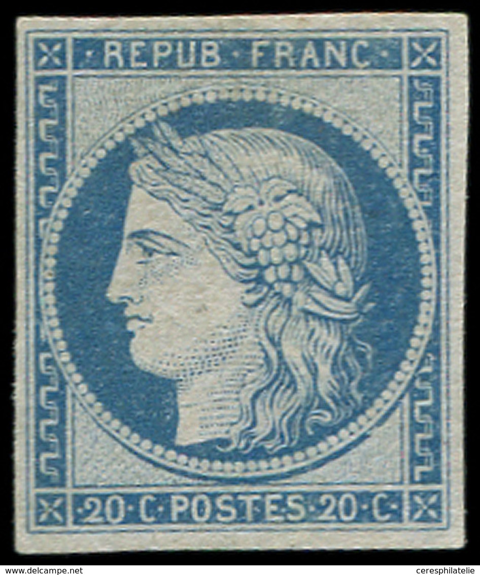 (*) SIEGE DE PARIS - R37f 20c. Bleu, Granet, TB - 1870 Siège De Paris