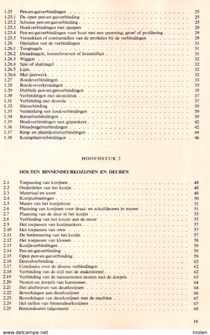 VAKKENNIS TIMMEREN 332blz ©1971 Timmerman Schrijnwerker Houtbewerking HOUT DAKWERK VAK SCHRIJNWERK MENUISERIE Dak Z766 - Praktisch