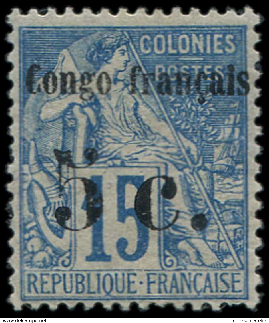 * CONGO 2 : 5c. S. 15c. Bleu, TB - Altri & Non Classificati