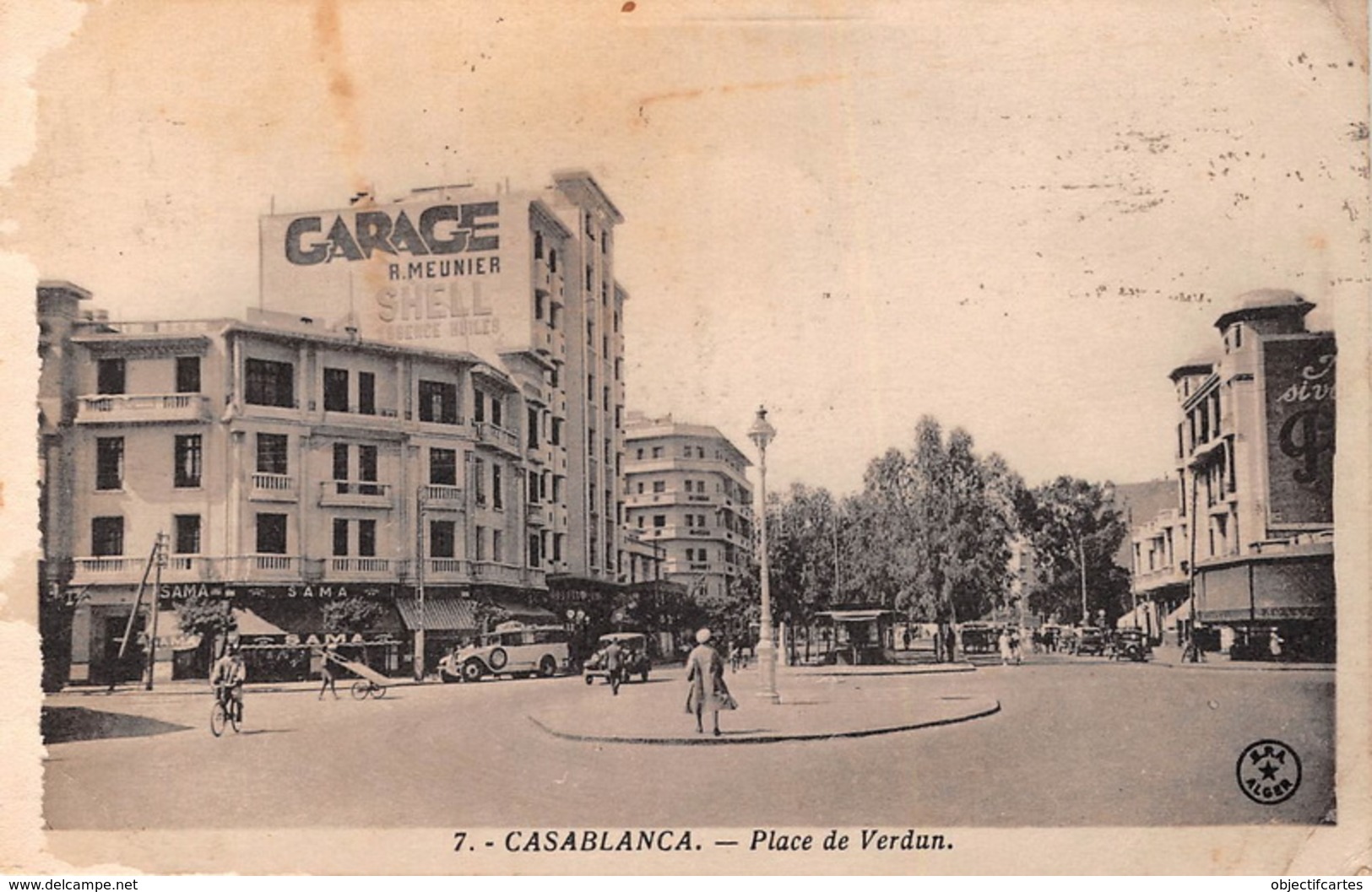 MAROC CASABLANCA Place De Verdun 21(scan Recto-verso) MA1356 - Casablanca