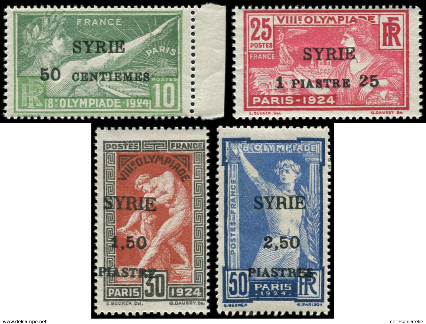 SYRIE 122/25 : Série J.O. De 1924, */**, TB - Altri & Non Classificati