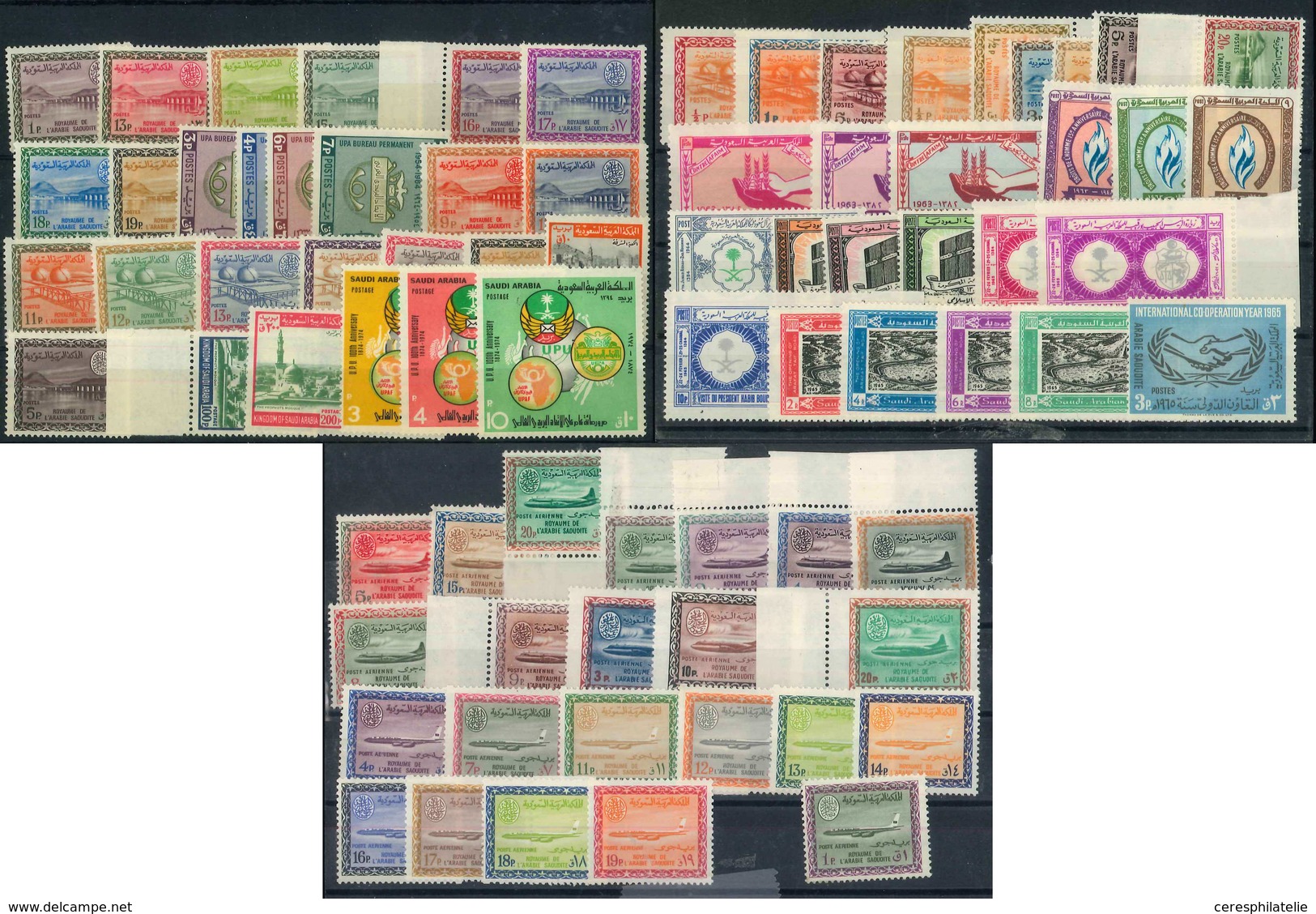 ** Arabie Saoudite, Lot De 77 T. Entre 1960 Et 1974, TB - Colecciones (en álbumes)