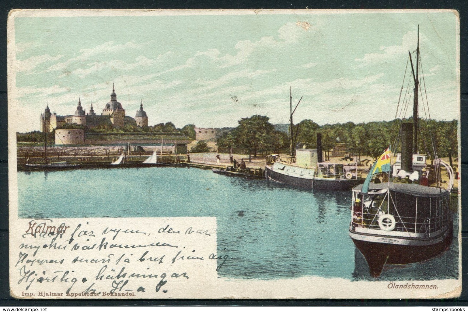 1901 Sweden Kalmar Postcard. Alem - Norrtelje - Covers & Documents