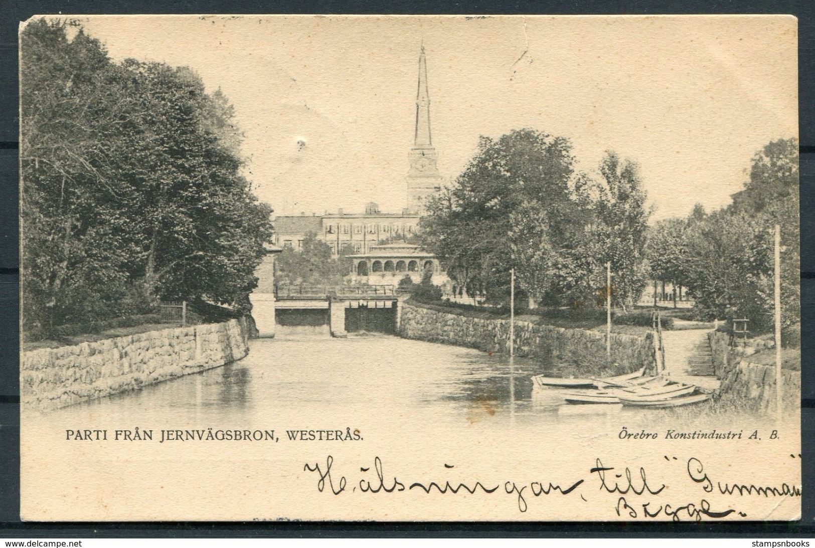 Sweden Westeras Postcard - St:Holm Soder - Covers & Documents