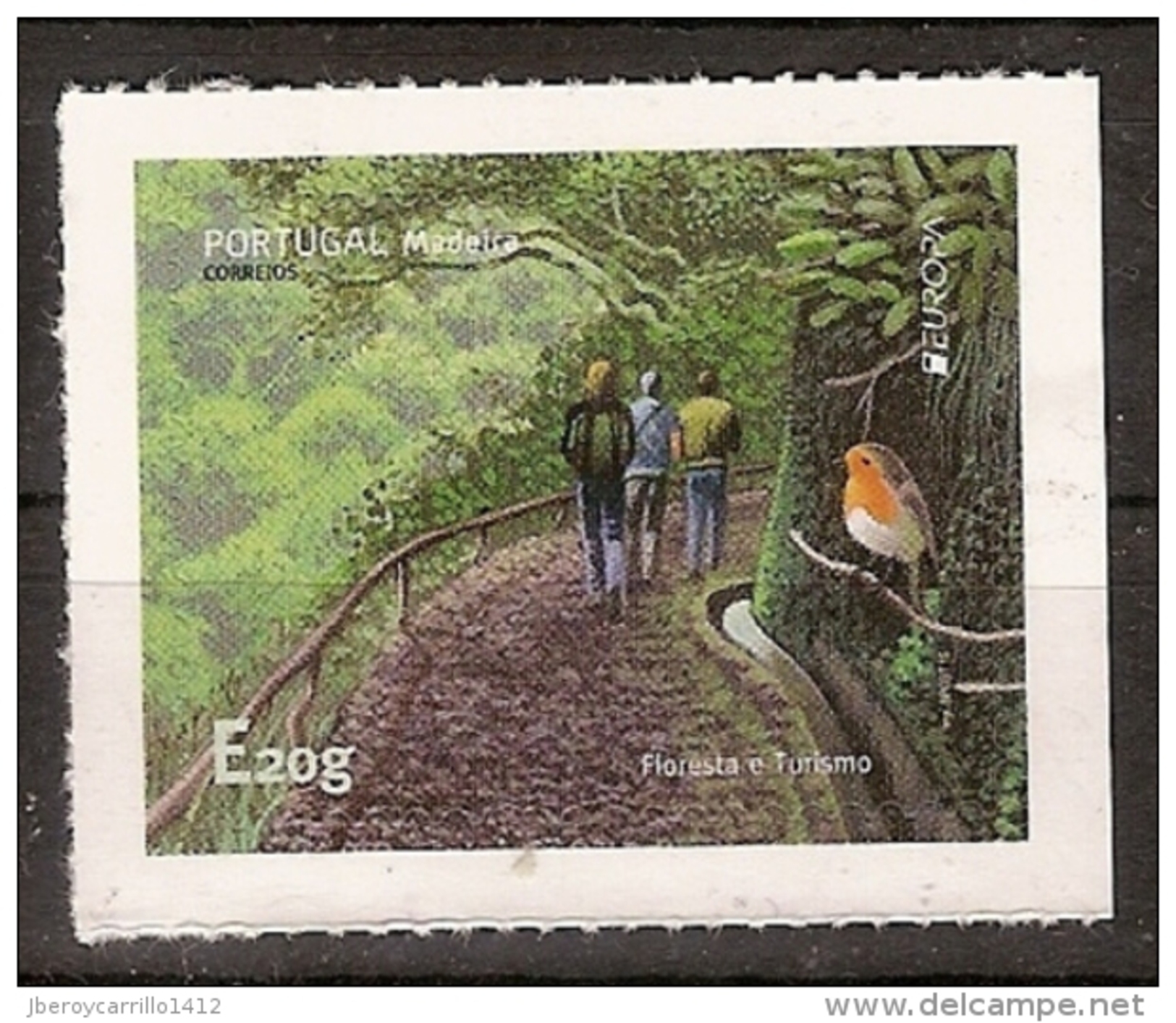 MADEIRA 2015 -EUROPA-CEPT (2011 "FOREST") -BIRDS -TOURISM WATER AND FLORESTALES TREES - 1 V. FRANCOBOLLI ADESIVO - 2014