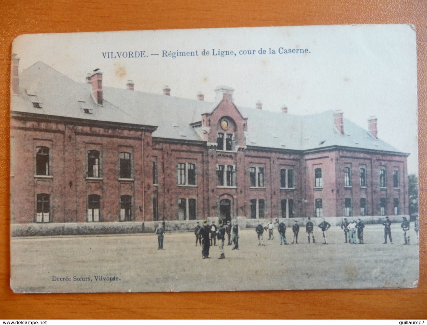 CPA- Vilvoorde/ Vilvorde - Régiment De Ligne- Cour De La Caserne - Animée- Circulée 1919 - Vilvoorde