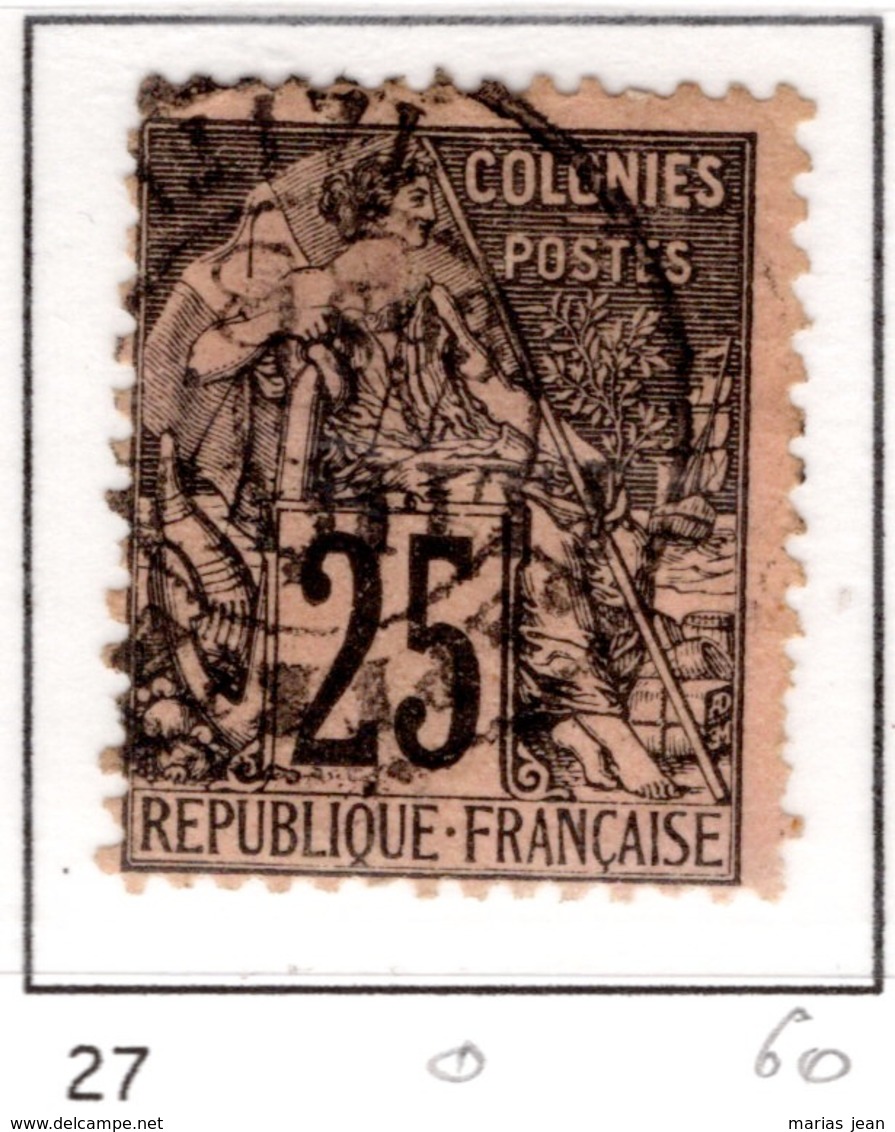 Ex Colonie Française  * Tahiti  * Poste  27  Obl - Used Stamps