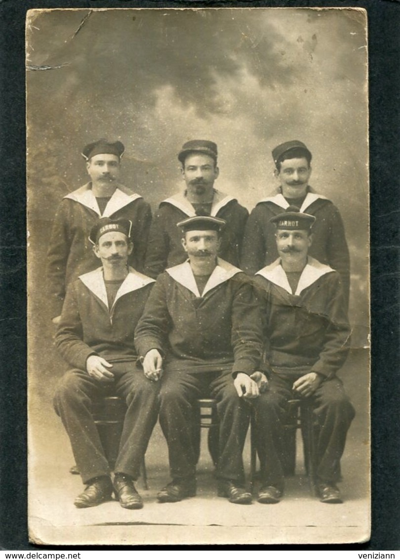 Carte Photo - Marins Du "CARNOT" - Guerre