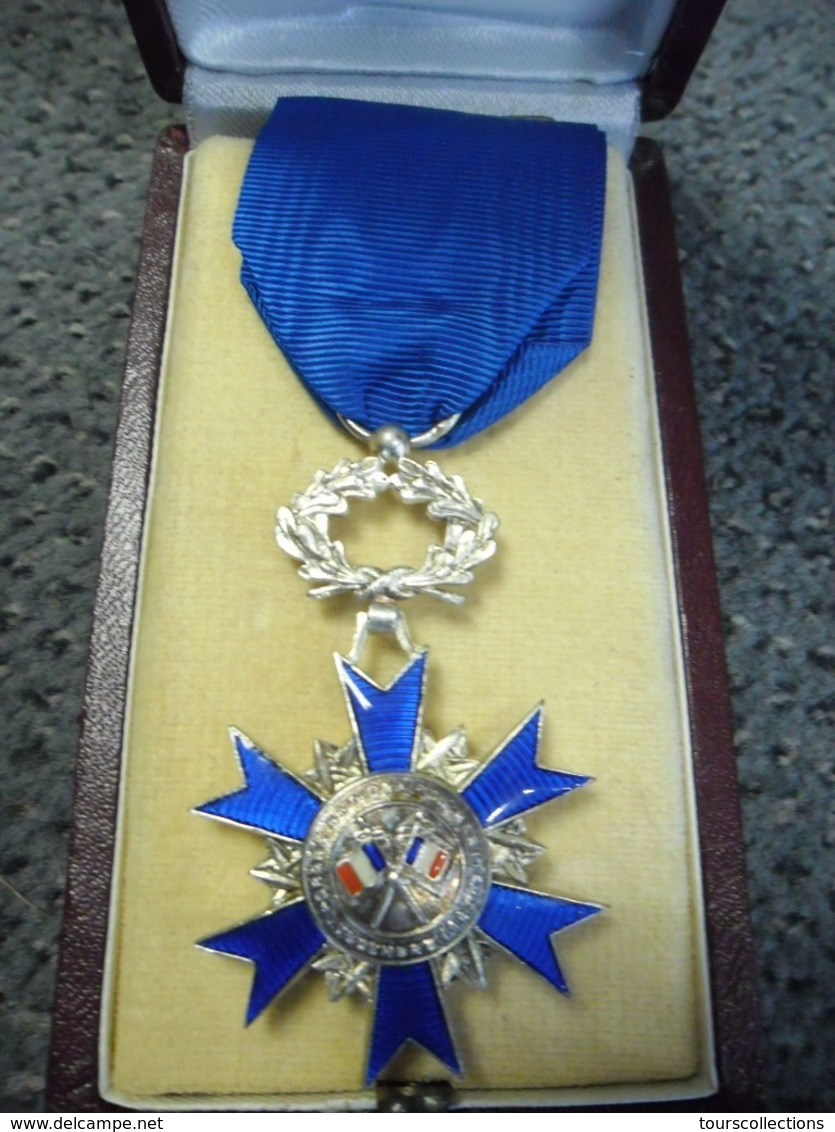 MEDAILLE Chevalier De L'ORDRE NATIONAL Du MERITE Et Son Rappel En Pin's + Ecrin - 3 Décembre 1963 - émail Sans Défaut - Autres & Non Classés