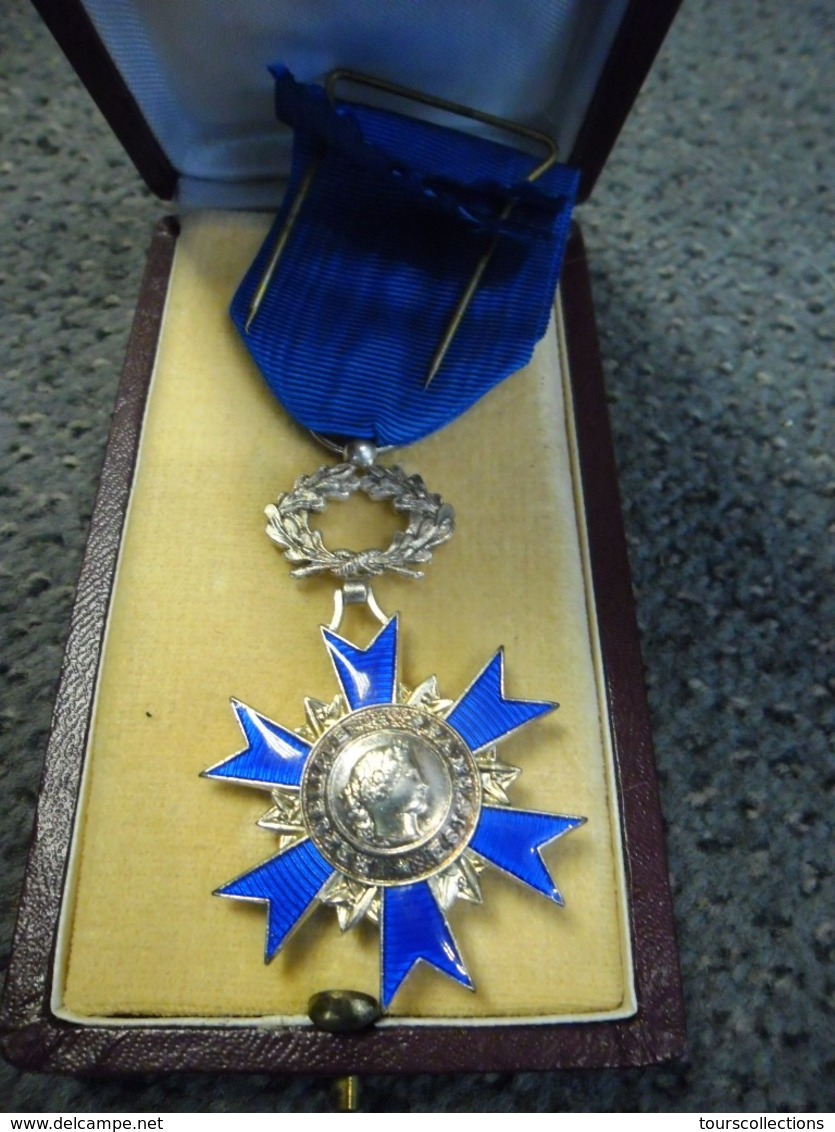 MEDAILLE Chevalier De L'ORDRE NATIONAL Du MERITE Et Son Rappel En Pin's + Ecrin - 3 Décembre 1963 - émail Sans Défaut - Autres & Non Classés