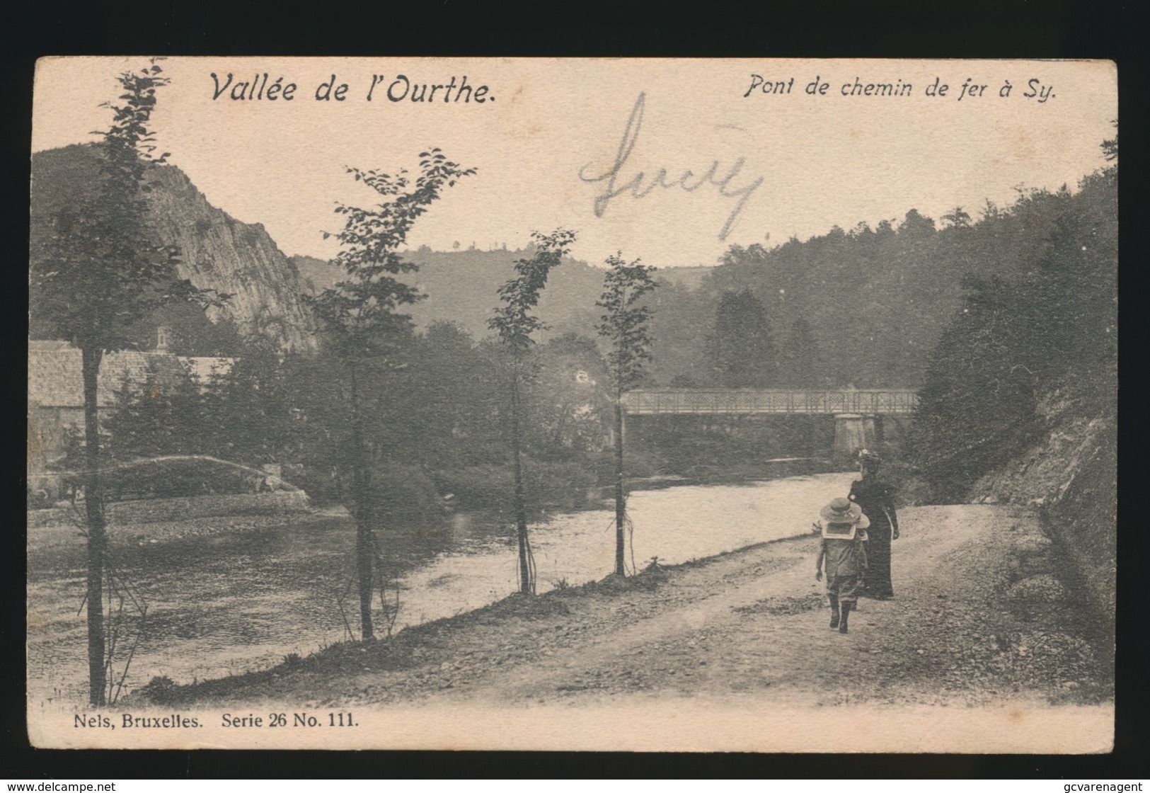 VALLEE DE L'OURTHE  PONT DE CHEMIN A SY - Ferrieres