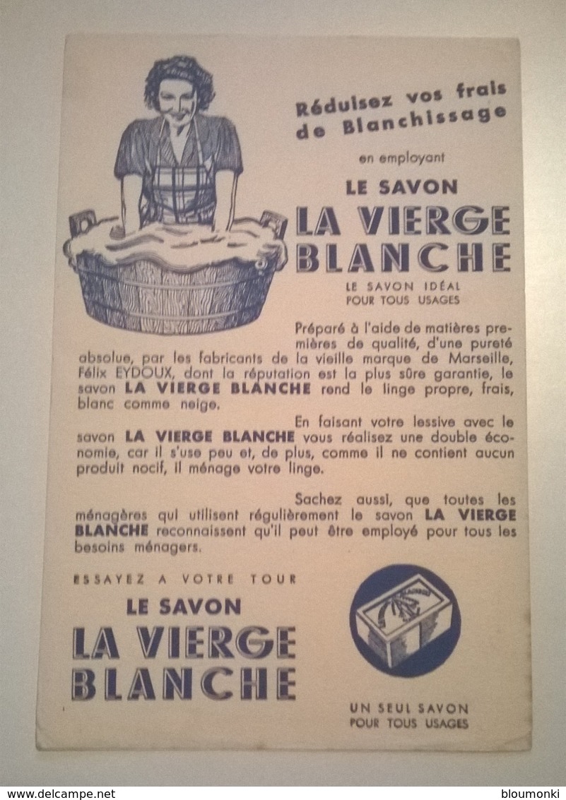 Lot De 5 Buvards Publicitaires / Savon Lessive PANAMINE ROZIERES VEGELAY BLANSAC VIERGE BLANCHE - Produits Ménagers