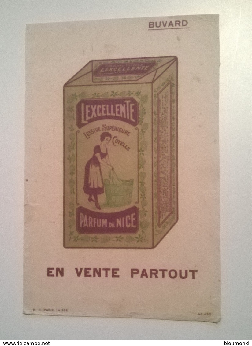 Lot De 5 Buvards Publicitaires / Savon Lessive PANAMINE ROZIERES VEGELAY BLANSAC VIERGE BLANCHE - Produits Ménagers