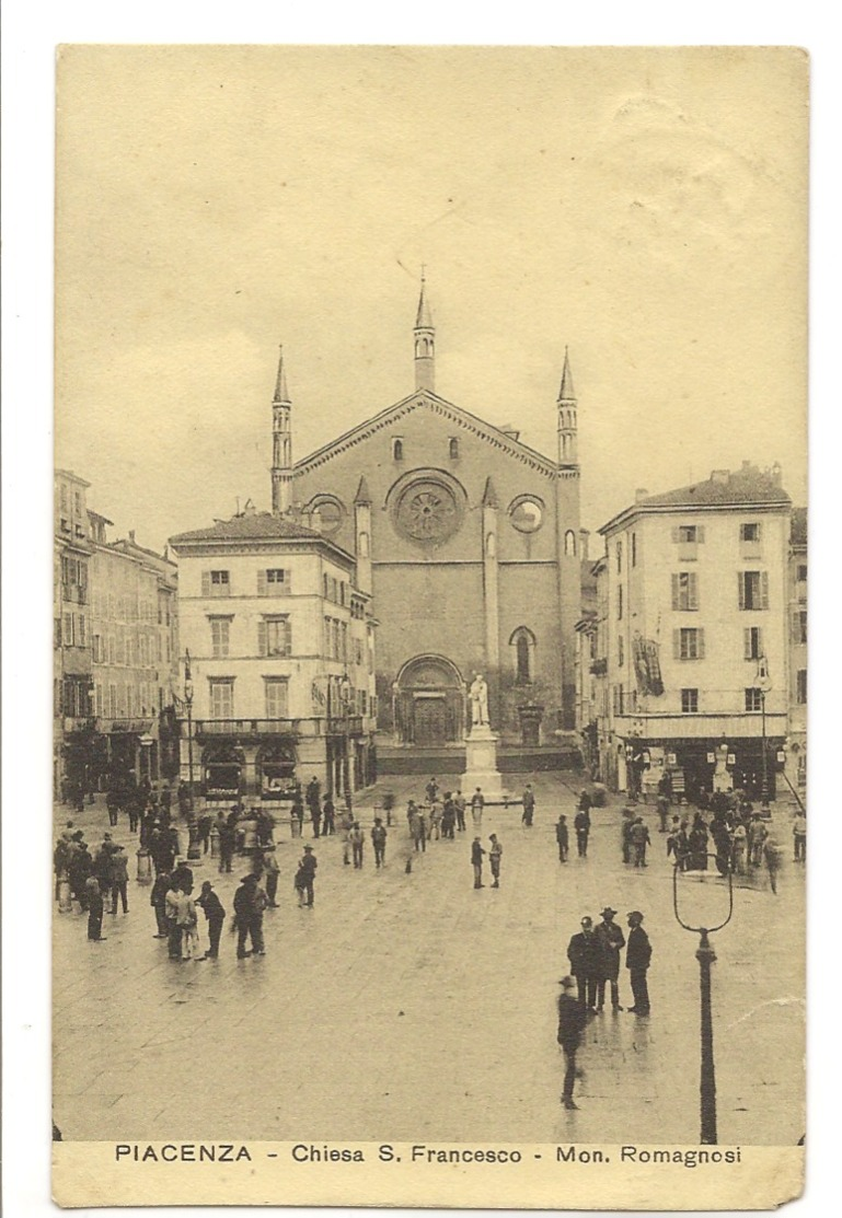 PIACENZA - CHIESA S. FRANCESCO - MON. ROMAGNOSI - Piacenza