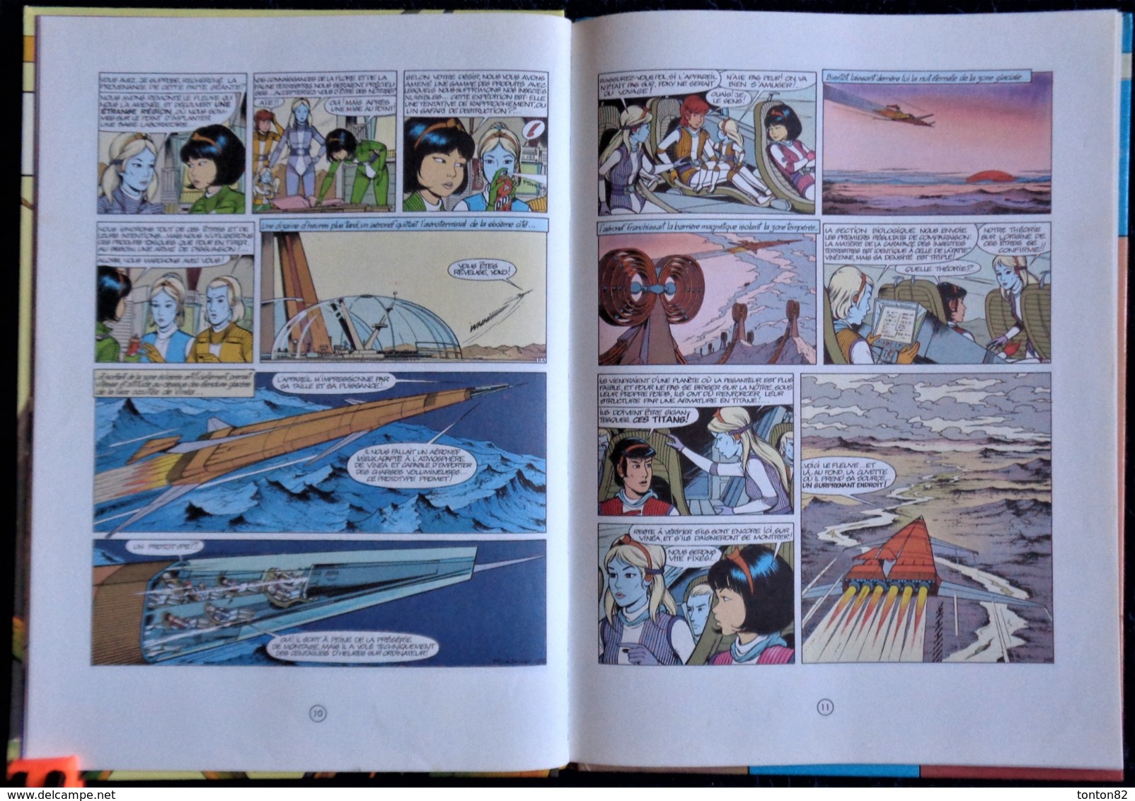 Roger Leloup - Yoko Tsuno - N° 8 - " LES TITANS "  - Éditions Dupuis -  (  E.O. 1978 ) . - Yoko Tsuno