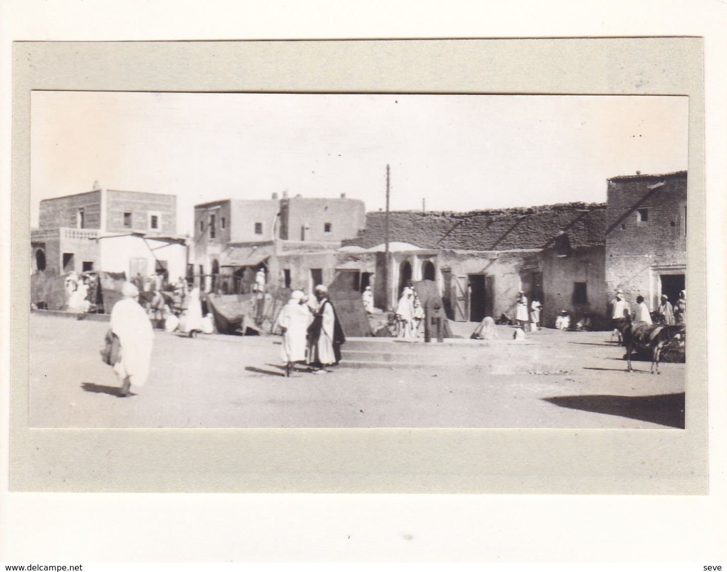 ALGERIE TOZEUR 1923 Photo Amateur Format Environ 7,5 Cm X 5,5 Cm - Lieux