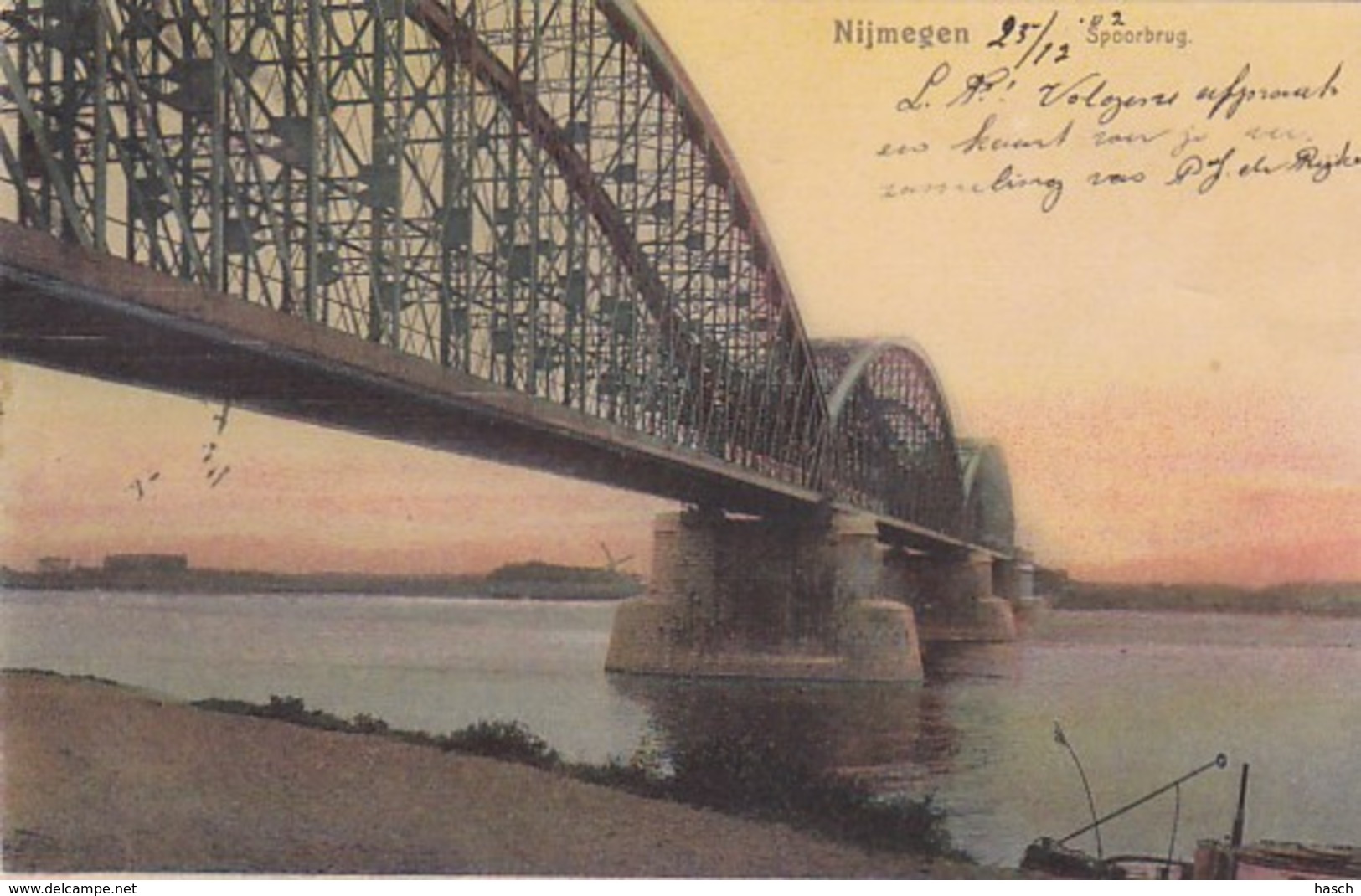 2603484Nijmegen, Spoorbrug. (poststempel 1902) - Nijmegen