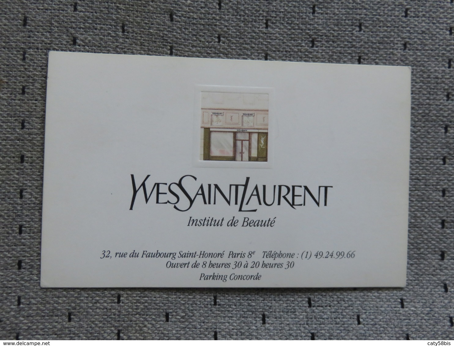 Carte De Visite Ysl - Modern (from 1961)