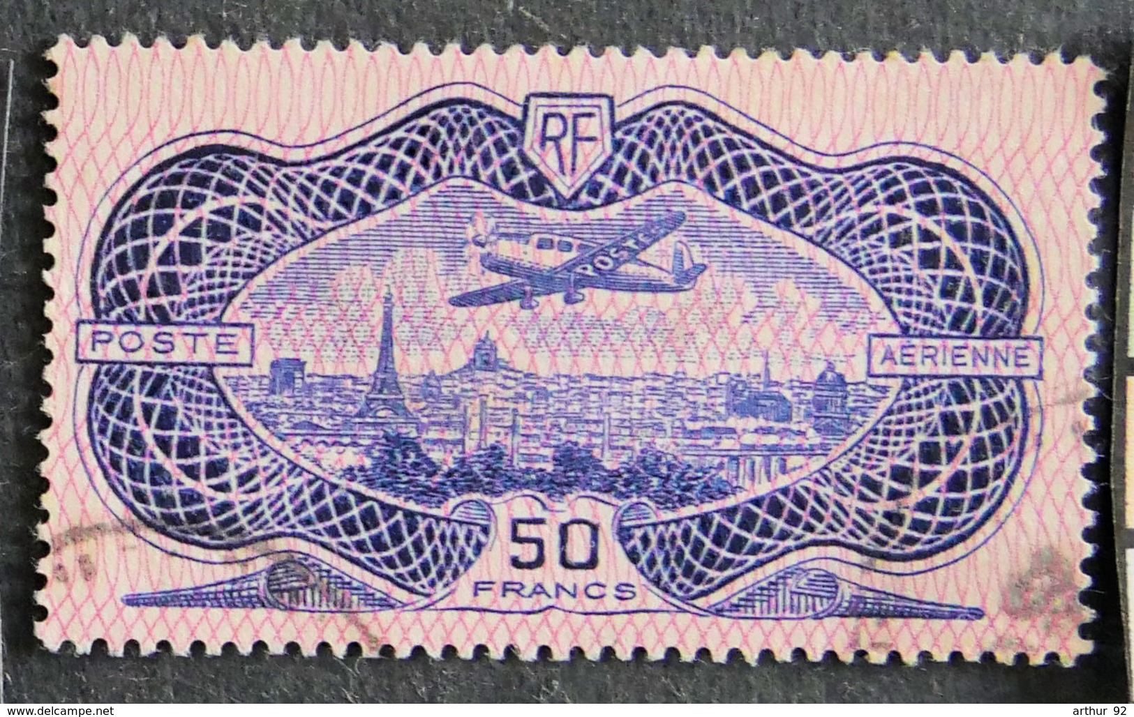 FRANCE - 1930 - YT PA 15 O - 1927-1959 Matasellados