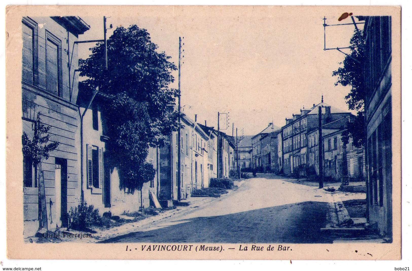 C6021 - Vavincourt ( 55 ) - La Rue De Bar - N°1 - - Vavincourt