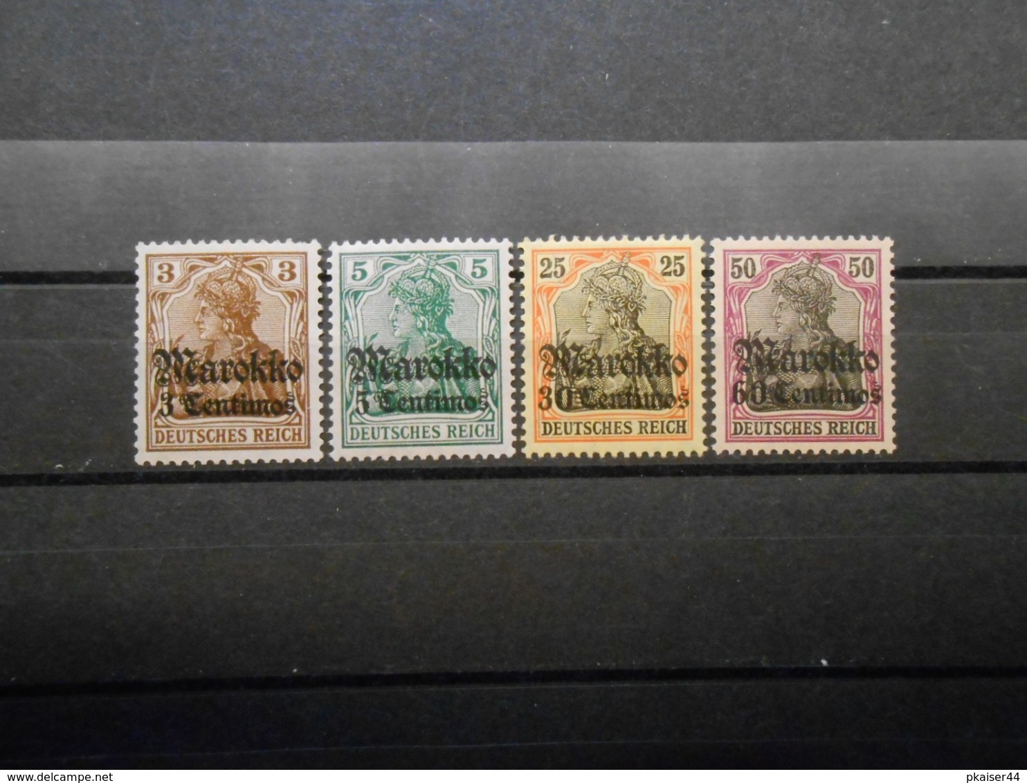 D.R.Mi 46**MNH/ 47/ 50 L/ 53 Ll*MLH  Deutsche Auslandspostämter (MAROKKO) 1911 - Mi 5,80 € - Deutsche Post In Marokko