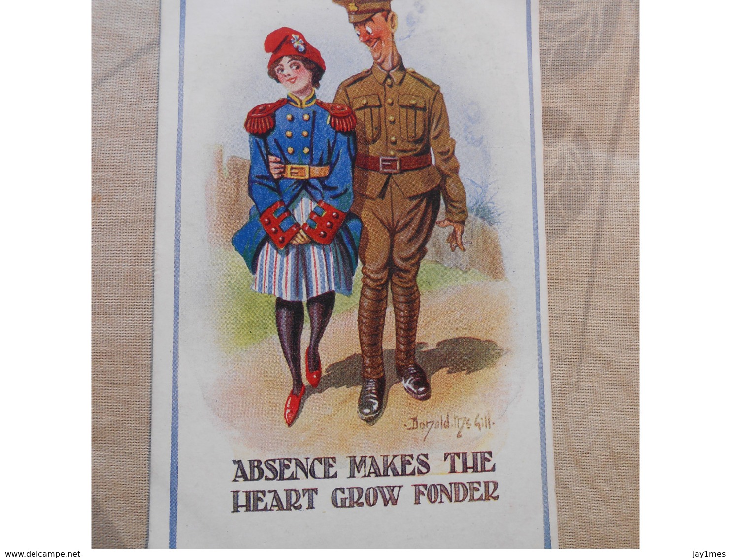 BRITISH,postcard Illustrated MC GILL DONALD 1915 - Mc Gill, Donald