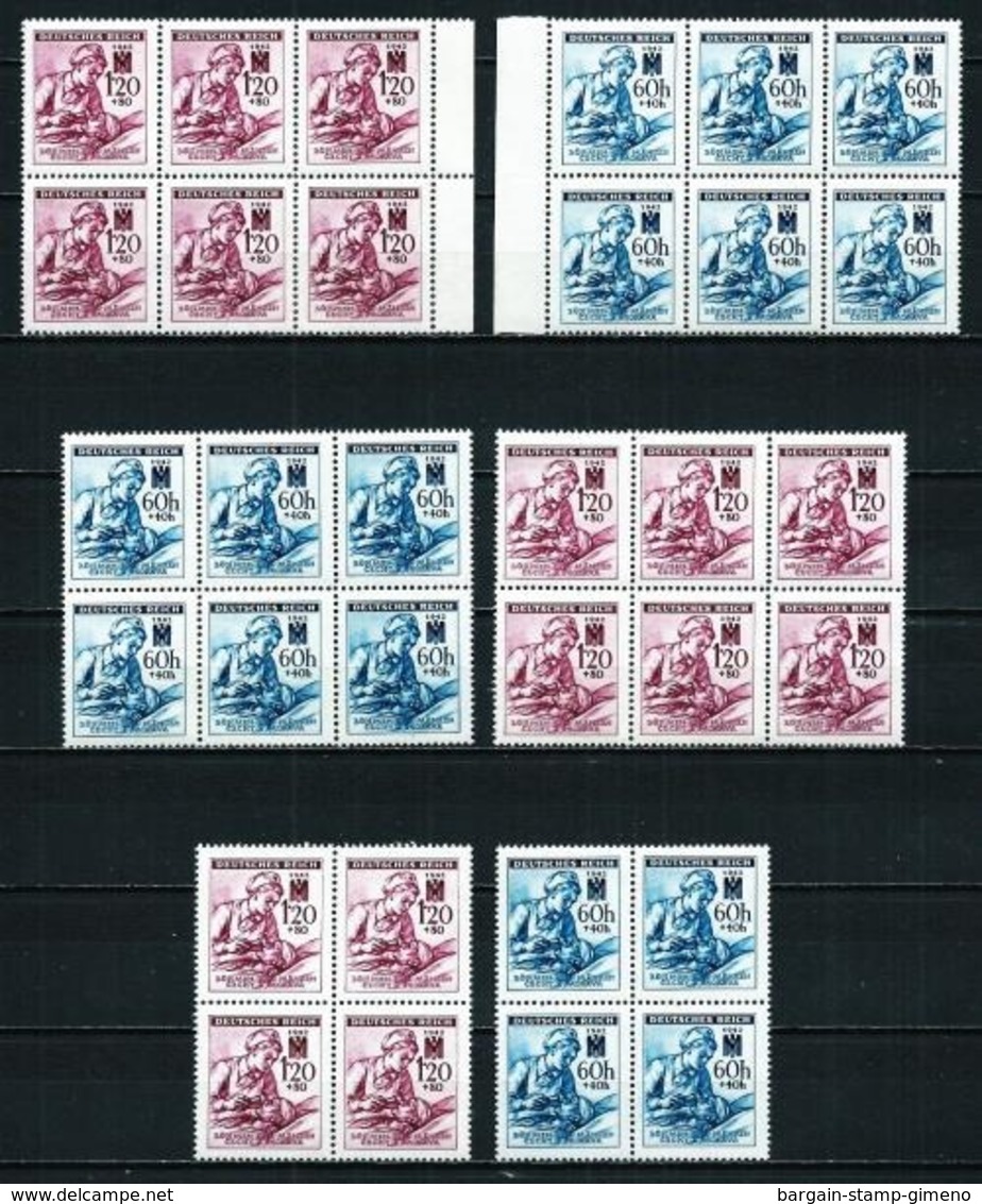 Bohemia Y Moravia Nº 99/100 (16 Series) Nuevo - Unused Stamps