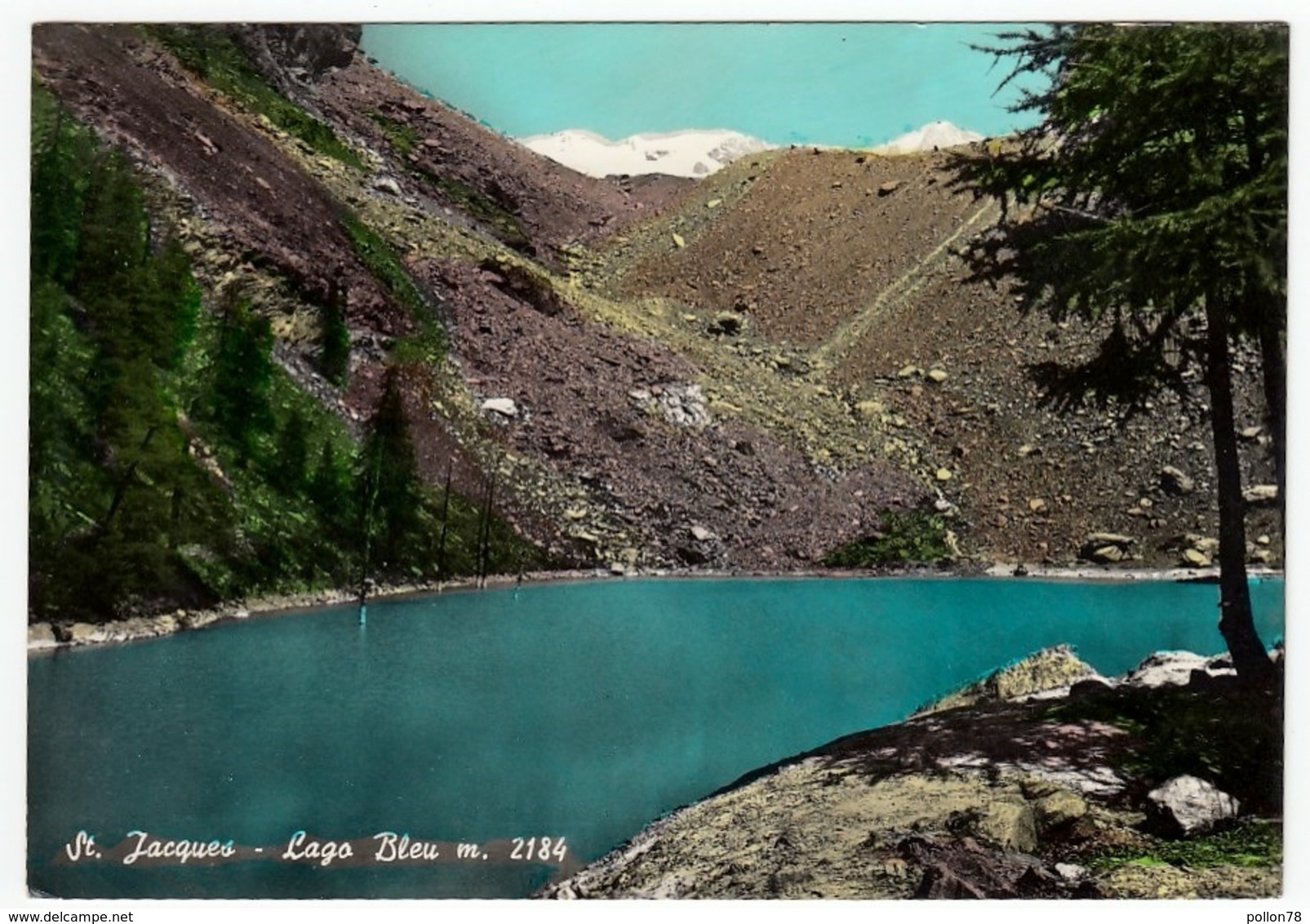 St. JACQUES - LAGO BLU - AYAS - VAL D'AOSTA - 1959 - Aosta