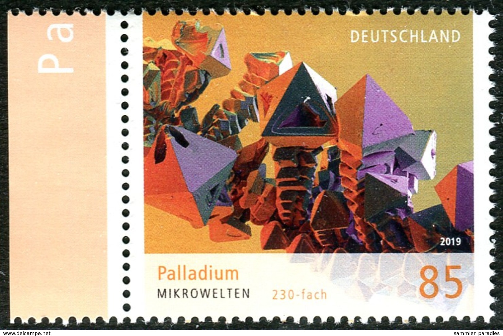 BRD - Mi 3466 - ** Postfrisch (M) - 85C      Mikrowelten Palladium VIII, Ausgabe: 06.06.2019 - Unused Stamps