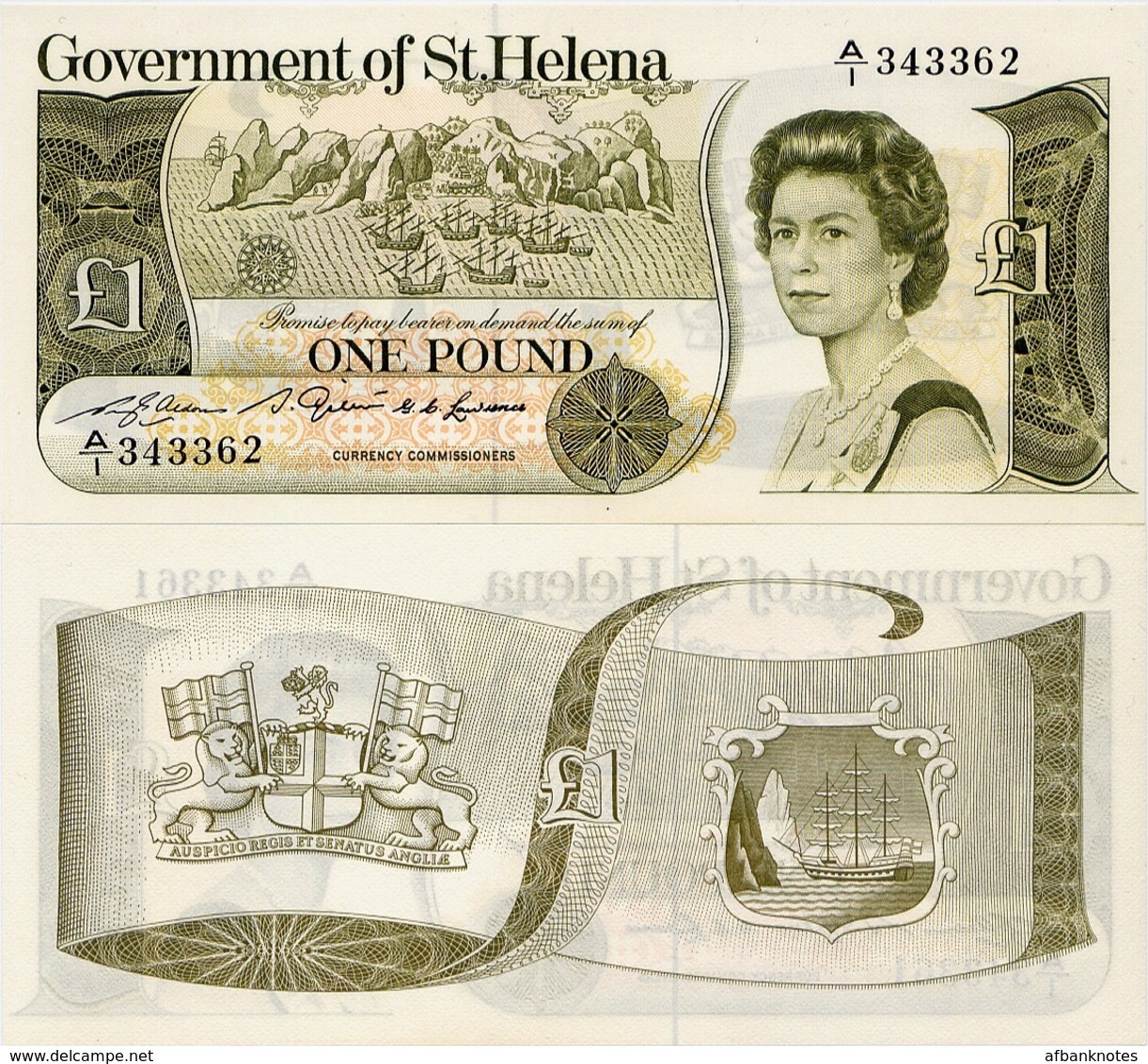 SAINT HELENA        1 Pound        P-9a         ND (1981)         UNC - St. Helena