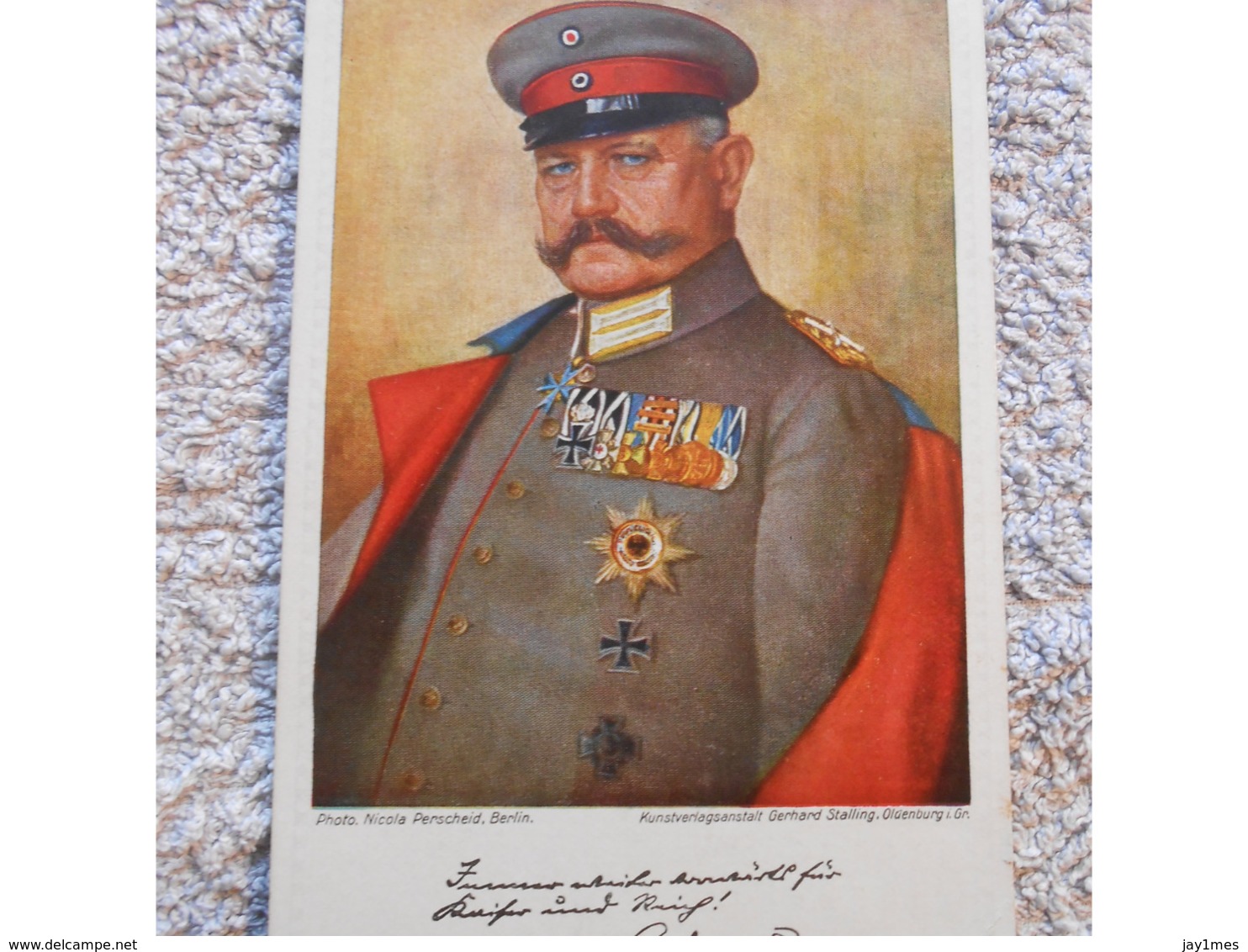 Cpa Kaiser General Oldenburg  Deutschland  Ww1 Guerre 14-18  1wk 1915 - Oorlog 1914-18