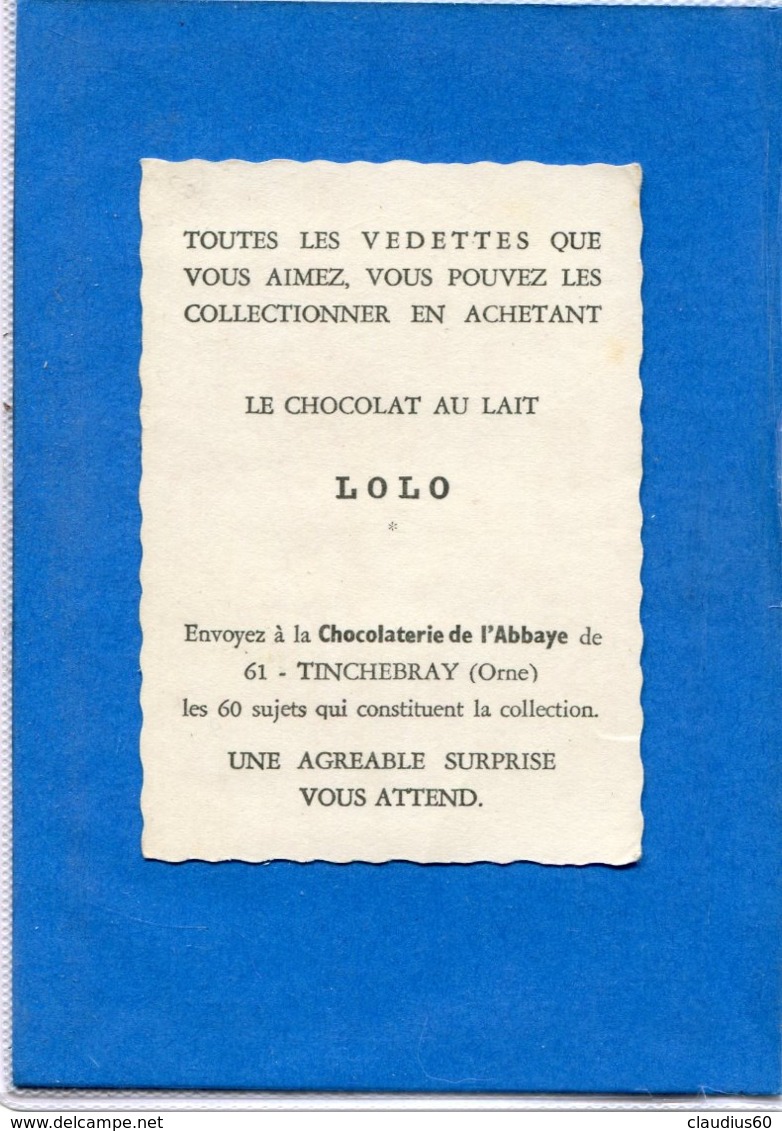 61  .TINCHEBRAY  , Le Chocolat Au Lait "  LOLO "  BOB    DYLAN "  .2  Scans . ( Format 7 X 10 Cm ) . - Foto