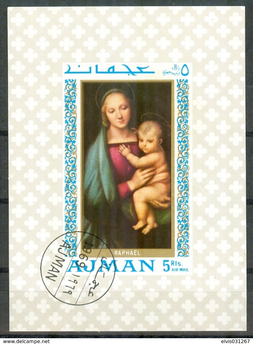 Ajman 1968, Michel No. : BLOCK 66 A, - Cancelled - *** - Ajman