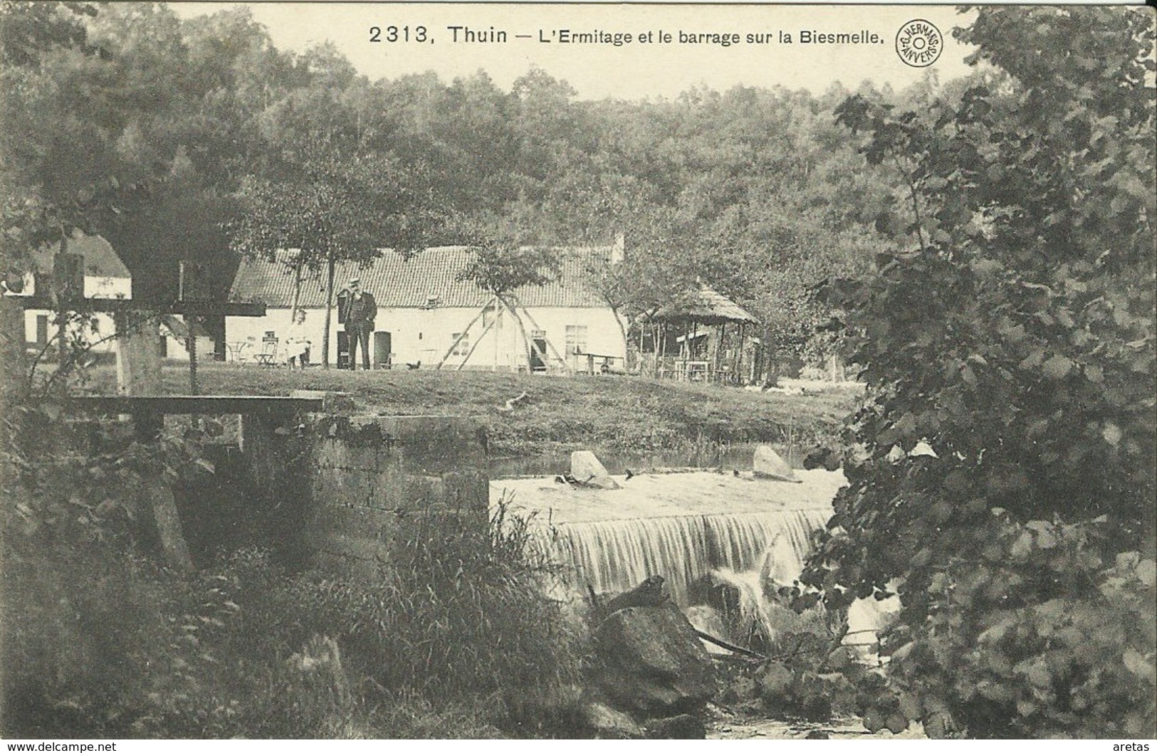 2313 Thuin - L'Ermitage Et Le Barrage Sur La Biesmelle - Thuin