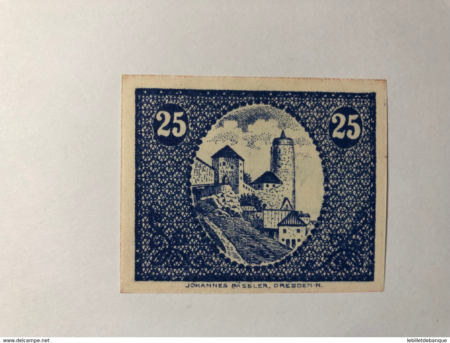 Allemagne Notgeld Bautzen 25 Pfennig - Sammlungen