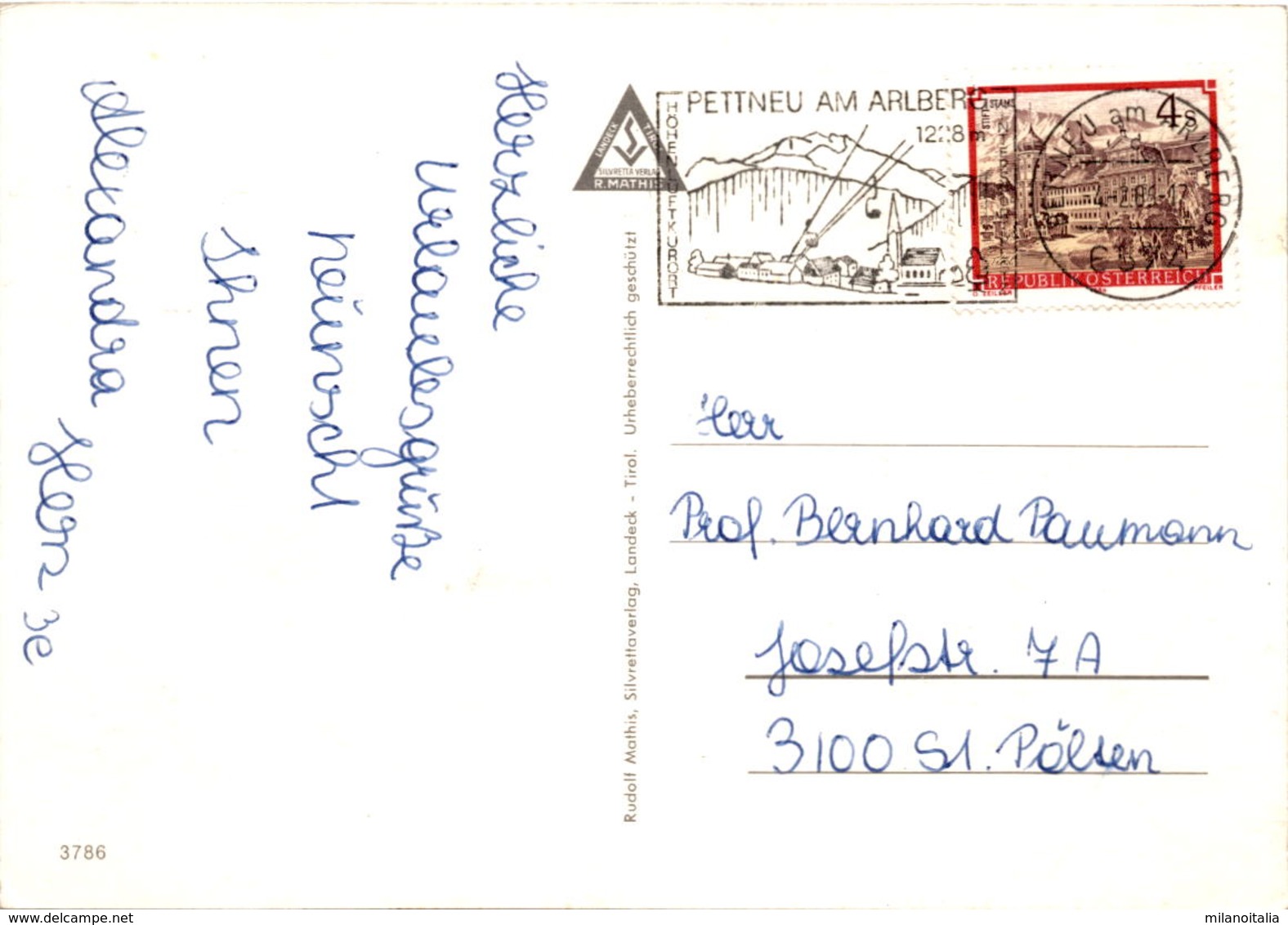 Pettneu Am Arlberg - Tirol - 6 Bilder (3786) * 4. 2. 1986 - Autres & Non Classés